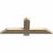 Ekena Millwork Eugene Rough Sawn Timber Gable Bracket, Douglas Fir, 36"W x 13"H x 2"D x 4"F, 9/12 Pitch GBW036X13X0204EUG00RDF - alternate 2